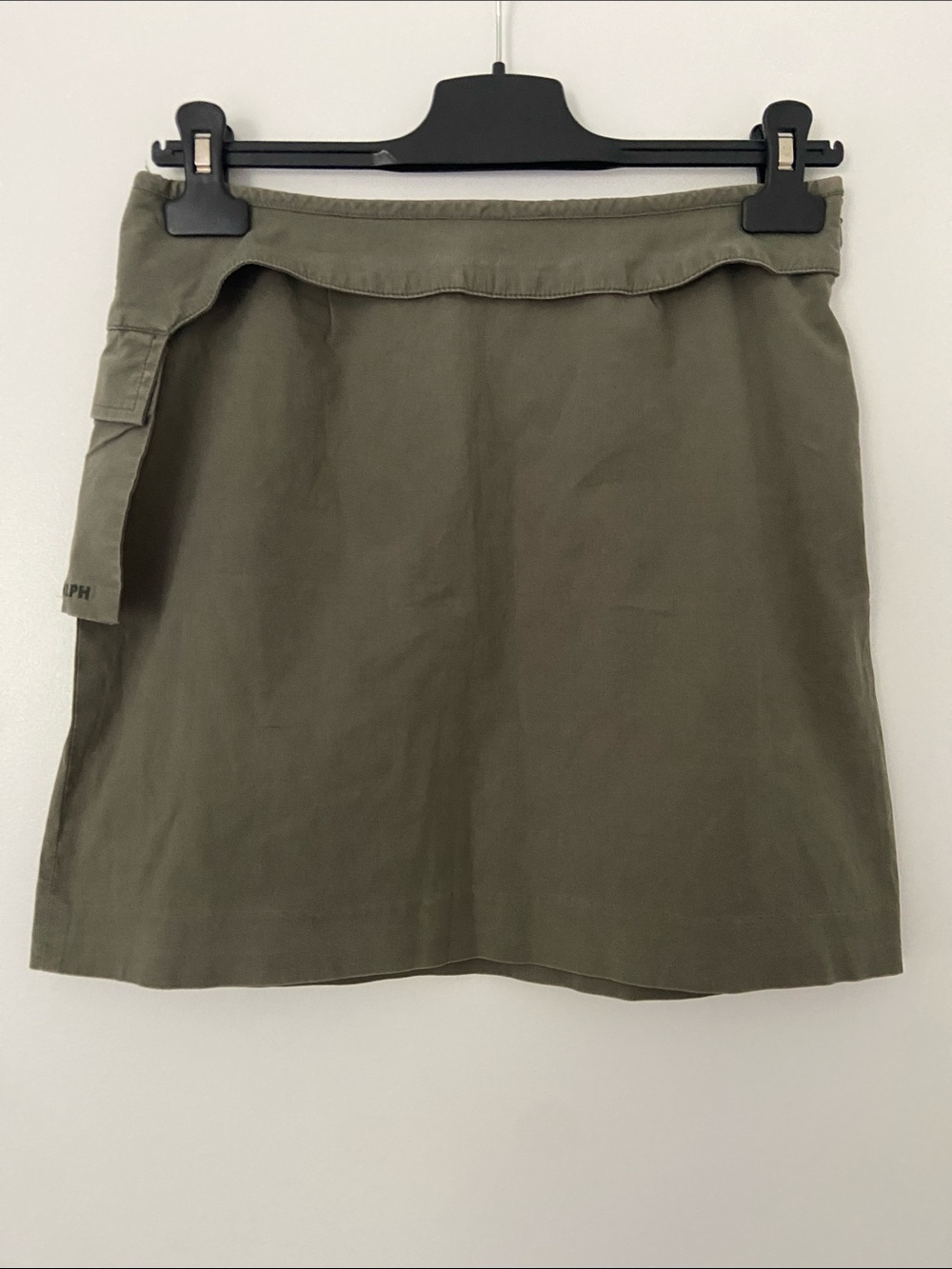 Ralph Lauren Vintage Olive Utility Pocket Mini Skirt